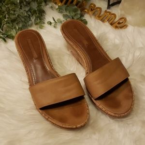 NINE WEST Peep-Toe Small Wedge slip-on